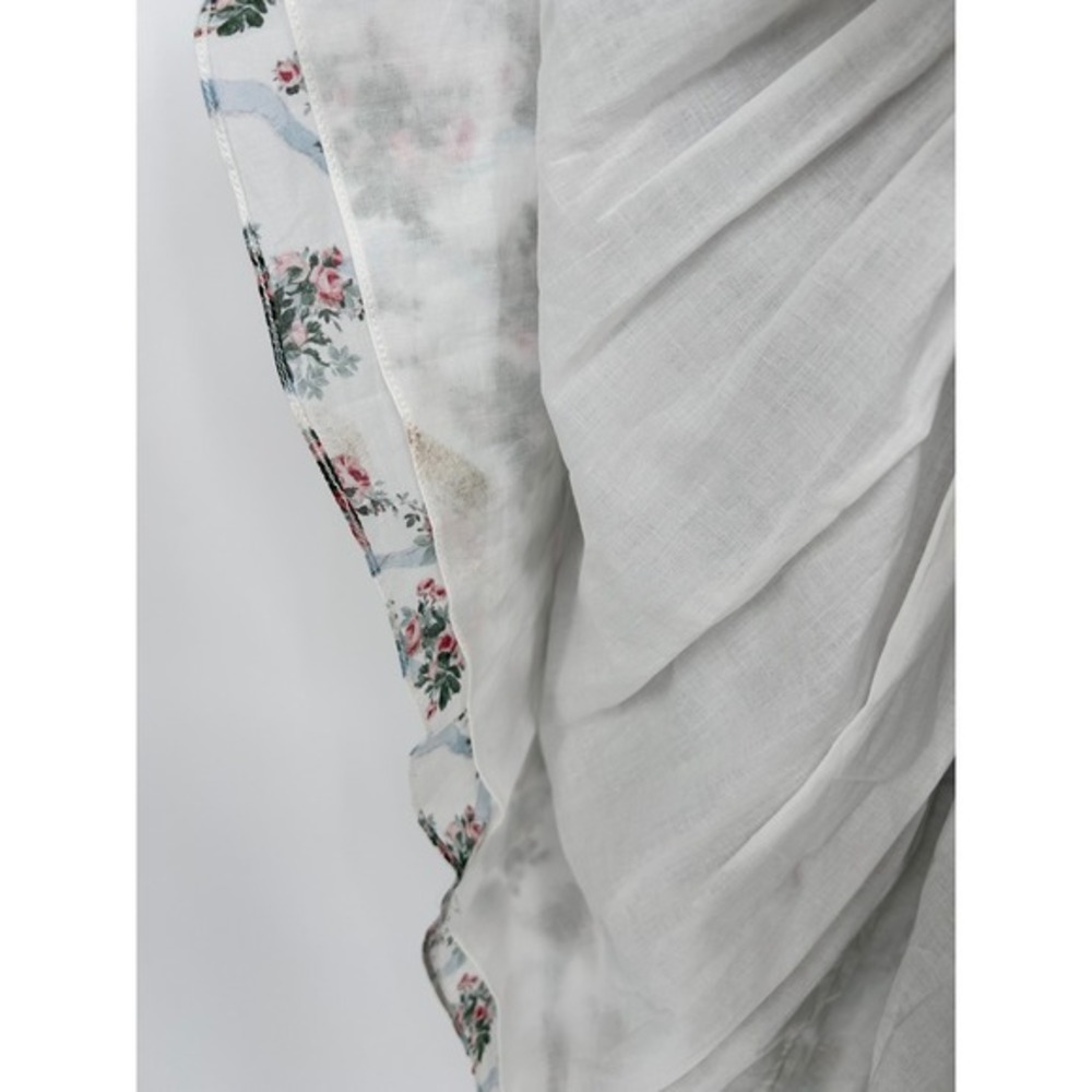 Emilia Wickstead Molly Dress Mini Floral Roses Ribbon Cotton Pink Blue 6 - Picture 11 of 14